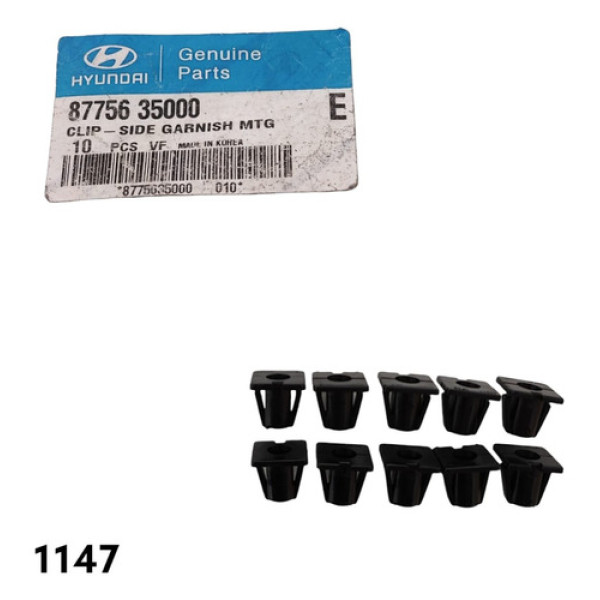 Jogo Presilhas Do Friso Da Porta Hyundai Sonata 8775635000