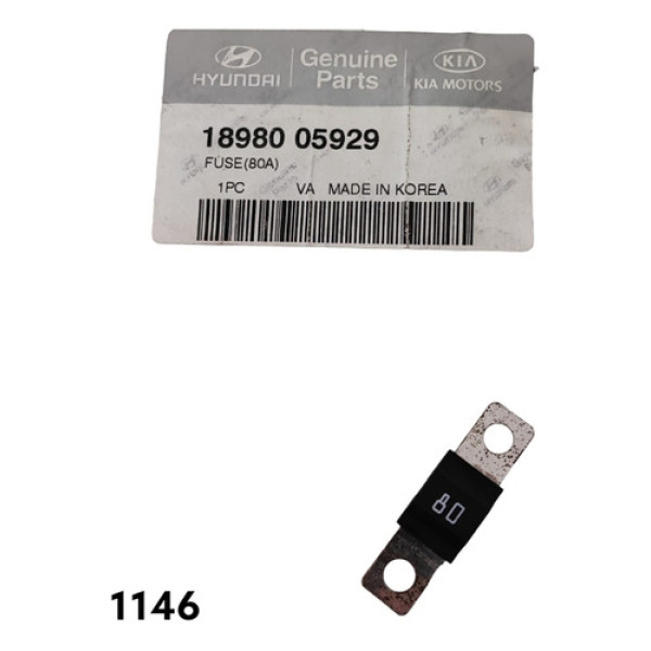 Fusível 80a Hyundai Cod 1898005929