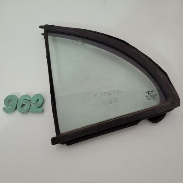 Vidro Fixo Traseiro Esquerdo Nissan March Cx 962