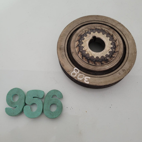 Polia Do Virabrequim Peugeot 308 Cod 9641741989 Cx 956