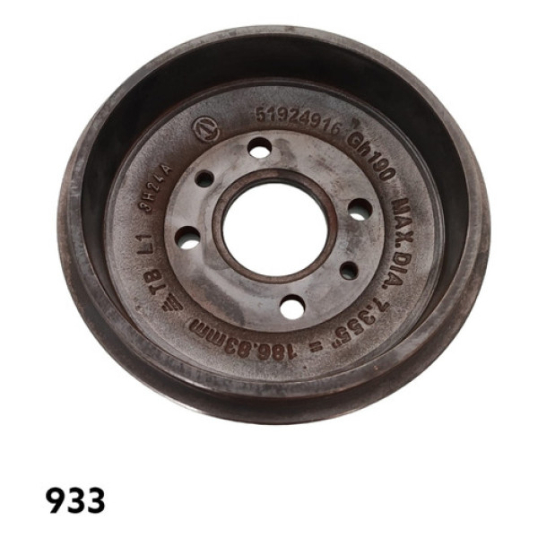 Tambor Do Freio Traseiro Fiat Uno Way