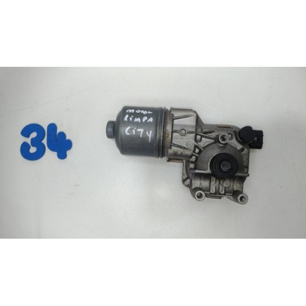 Motor Limpador De Parabrisa Dianteiro Honda City 2009 A 2014