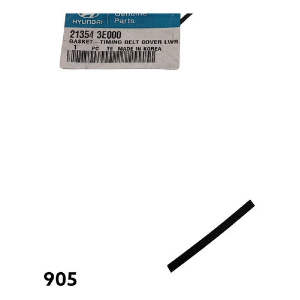 Junta Da Tampa Da Correia Hyundai Santa Fé Cod 213543e000