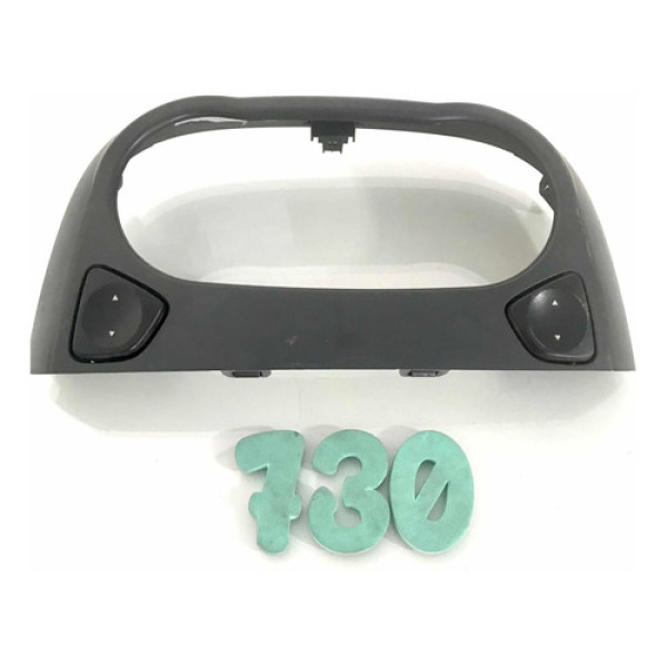 Moldura Central Painel Botão Uno Vivace 2010/14 - Cx 730