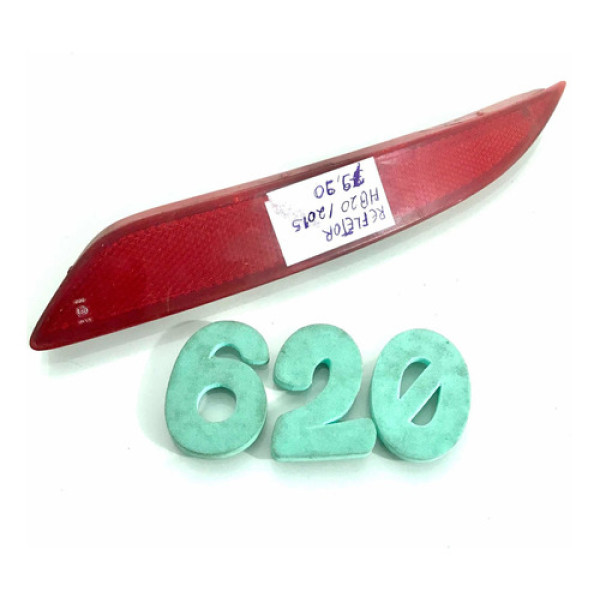 Refletor Olho Gato Esquerdo Hb20 Sedan 2015 Com Detalhe 