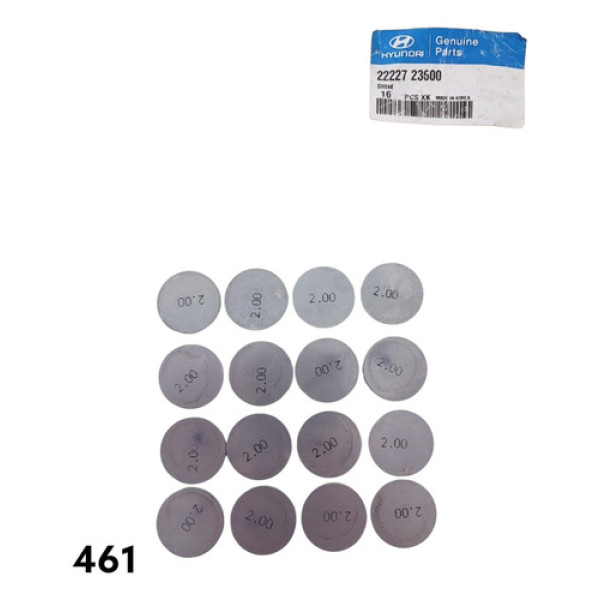 Jogo De Pastilhas De Válvula Hyundai Tucson Cod 2222723600