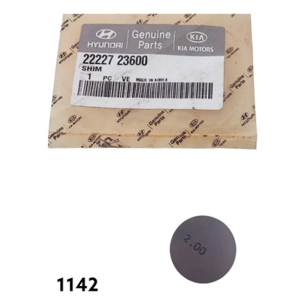 Pastilha De Válvula Hyundai Tucson Cod 2222723600 