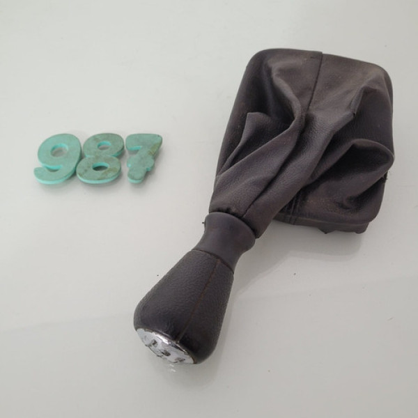 Manopla E Coifa Do Câmbio Peugeot 207 Cx 987