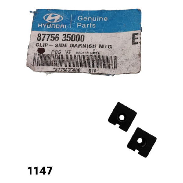 Par De Presilhas Do Friso Da Porta Hyundai Sonata 8775635000