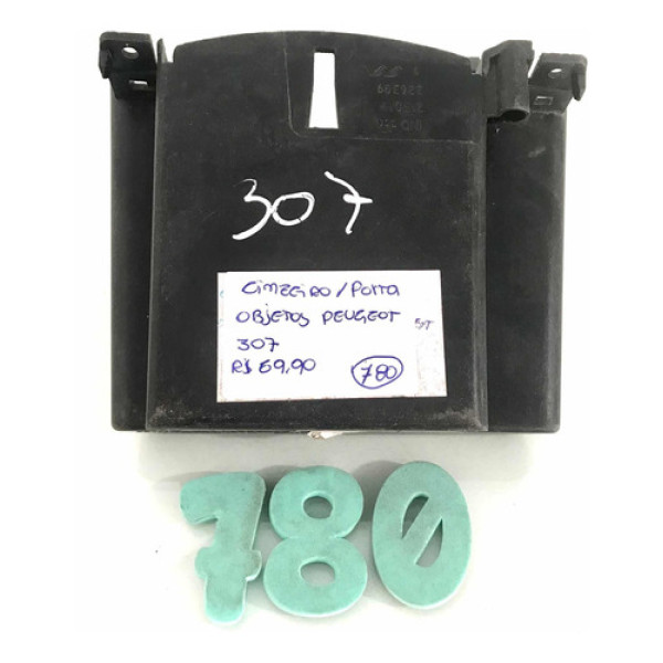 Cinzeiro Porta Objetos Peugeot 307 - 9634496677 - Cx 780