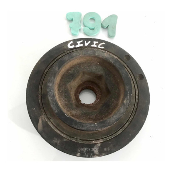 Polia Virabrequim Honda Civic 1.7 2005 - Cx 791