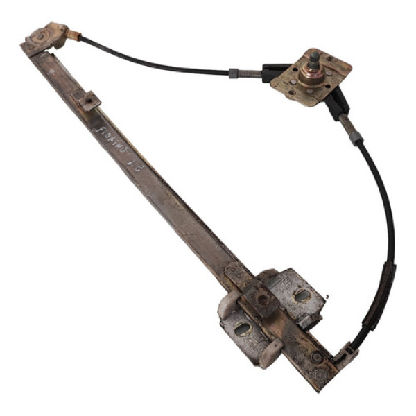 Máquina Vidro Dianteiro Esquerdo Fiat Fiorino 1996 A 2012