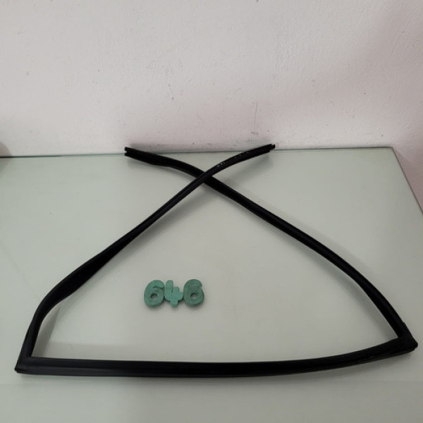 Borracha Vidro Porta Traseira Esquerda Honda City 2009/2013