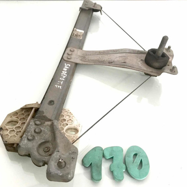 Máquina De Vidro Manual Traseira Esquerda Do Sandero Novo