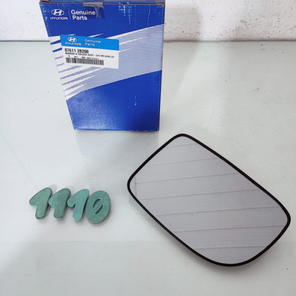 Lente Do Retrovisor Esq. Hyundai Santa Fé 2006 A 2009 Cx1110