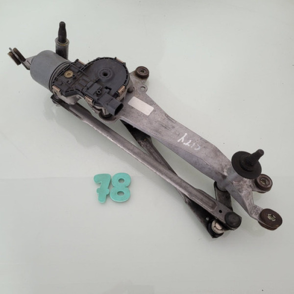 Máquina Limpador Parabrisa Dianteiro Honda City 2009 A 2013