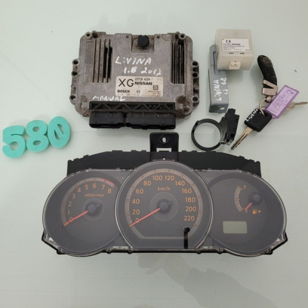 Kit Módulo Injeção Nissan Livina Tida 1.8 Cod 23710az64