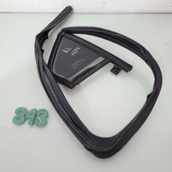 Vidro Fixo E Borracha Porta Tras. Dir. Gm Onix Prisma Cx813