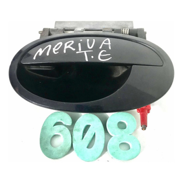 Maçaneta Externa Traseiro Esquerdo Black Piano Gm Meriva 