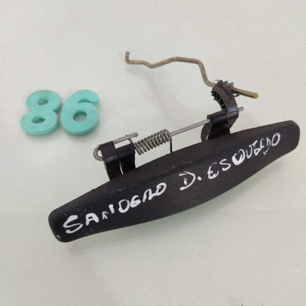 Maçaneta Externa Dianteira Esquerda Renault Sandero 2009 