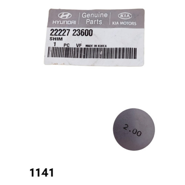 Pastilha De Válvula Hyundai Tucson Cod 2222723600 