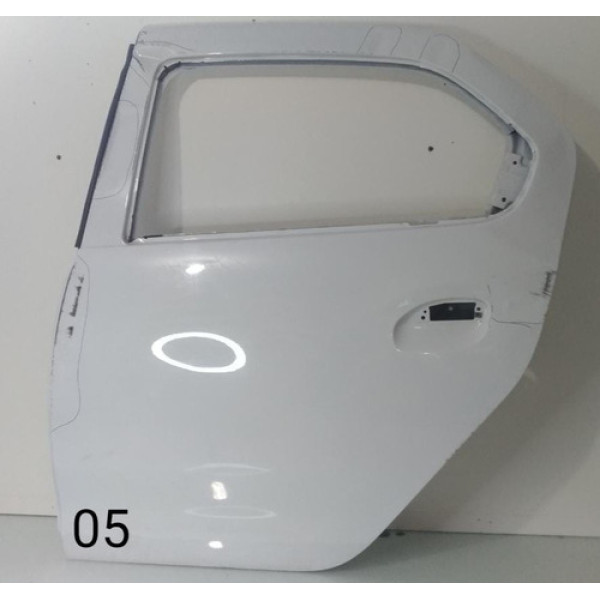 Porta Traseira Esquerda Renault Logan 2018 - Detalhe 