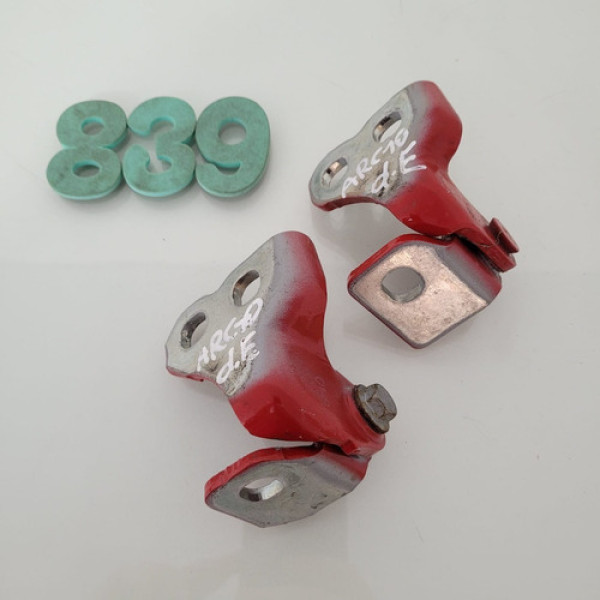 Par Dobradiça Porta Dianteira Esquerda Fiat Argo Cx 839