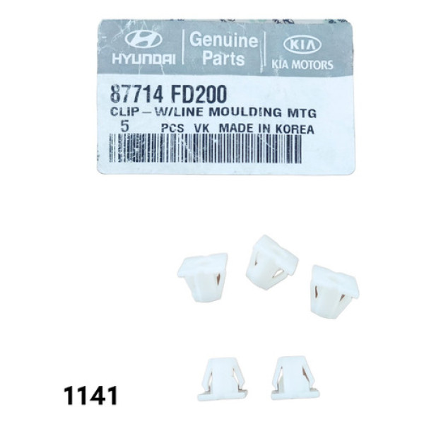 Jogo De Presilha Do Parachoque Hyundai I30 Cod 87714fd200