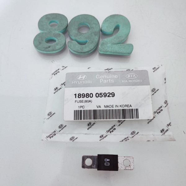 Fusível 80a Hyundai Cod 1898005929 Cx 892