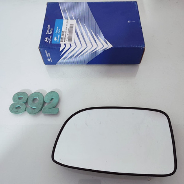 Lente Do Retrovisor Esquerdo Hyundai Santa Fé Cx 892