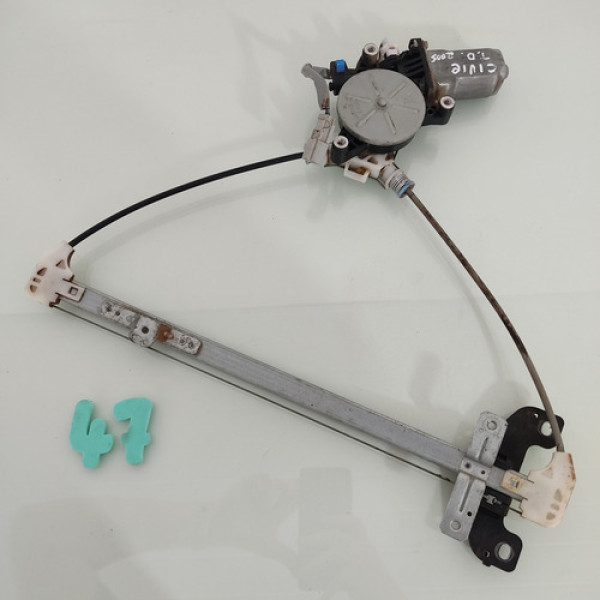 Máquina Vidro Elétrico Traseiro Direto Honda Civic 2005