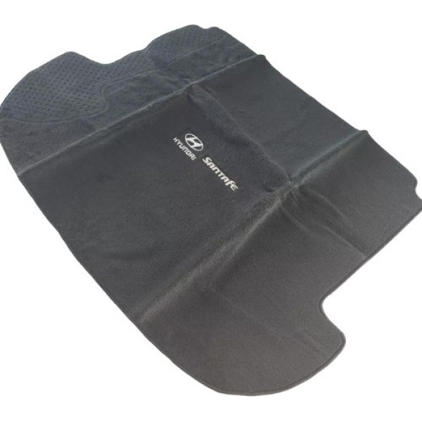 Tapete Do Porta Malas Preto Para Hyundai Santa Fé   .