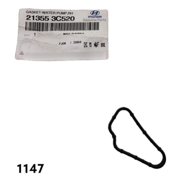 Anel De Vedação Da Bomba D\'água Hyundai Azera Cod 213553c520