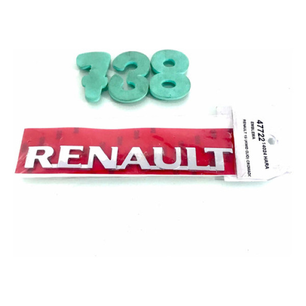 Emblema Renault Kwid/ Clio 2015 - Cx 738