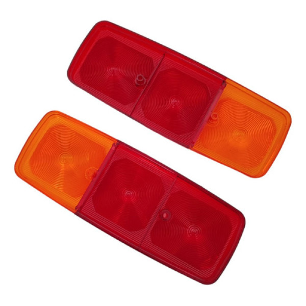 Par Lente Lanterna Traseira Mercedes Benz 1518