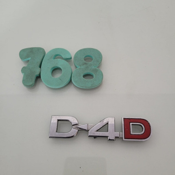 Emblema Do Paralama D4d Toyota Hilux Cx 768