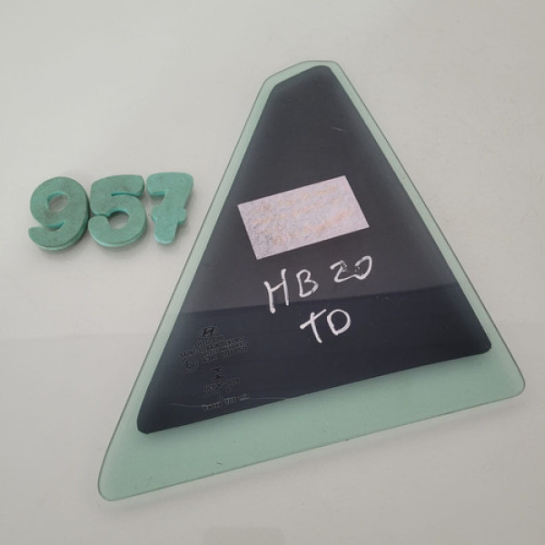 Vidro Fixo Traseiro Direito Hyundai Hb20 Cx 957