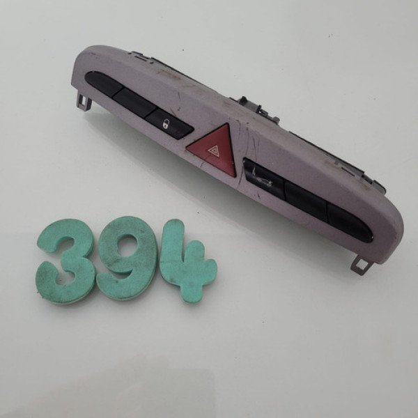 Moldura Botão Pisca Alerta Peugeot 408