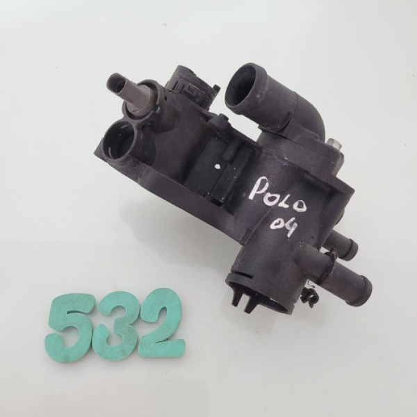 Carcaça Válvula Termostatica Vw Polo 2004 Cx 532