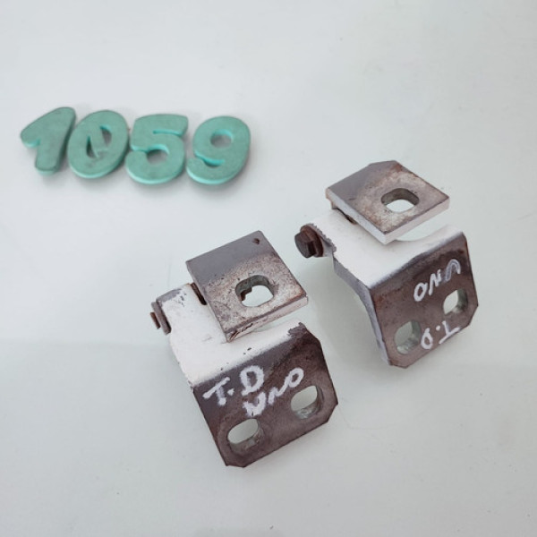 Par Dobradiça Porta Traseira Direita Fiat Uno Vivace Cx 1059