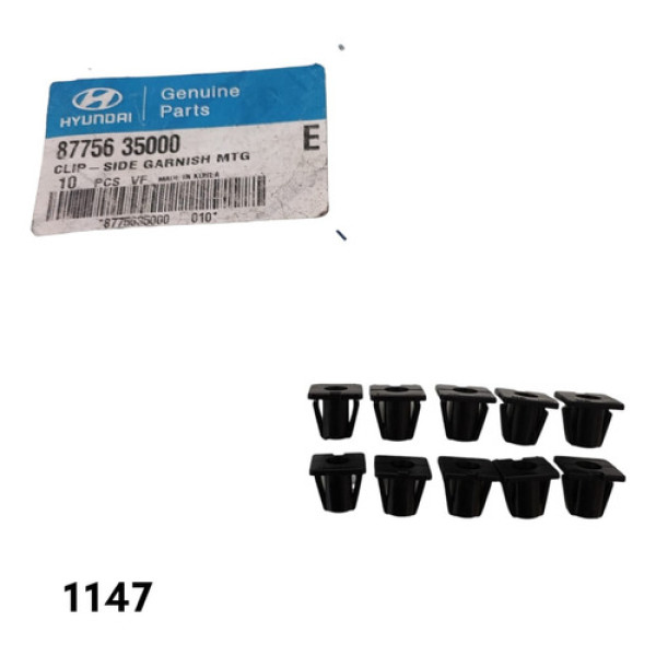 Jogo Presilhas Do Friso Da Porta Hyundai Sonata  8775635000