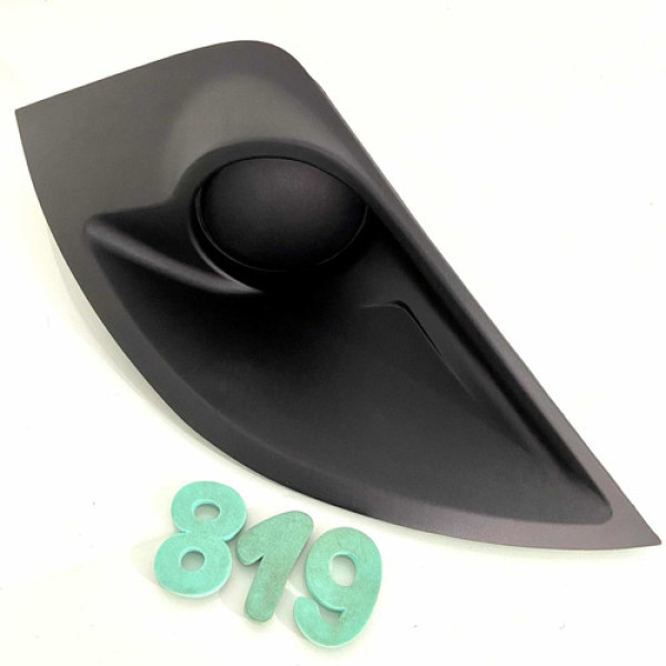 Moldura Milha L. Esquerdo Ford Fiesta 2011 Paralelo - Cx 819