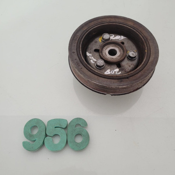 Polia Do Virabrequim Peugeot 208 Detalhe Cx 956