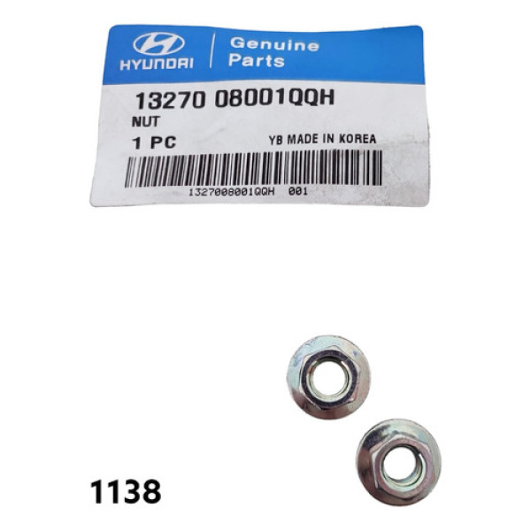 Par De Porcas Coluna De Direção Hyundai Elantra  1327008001