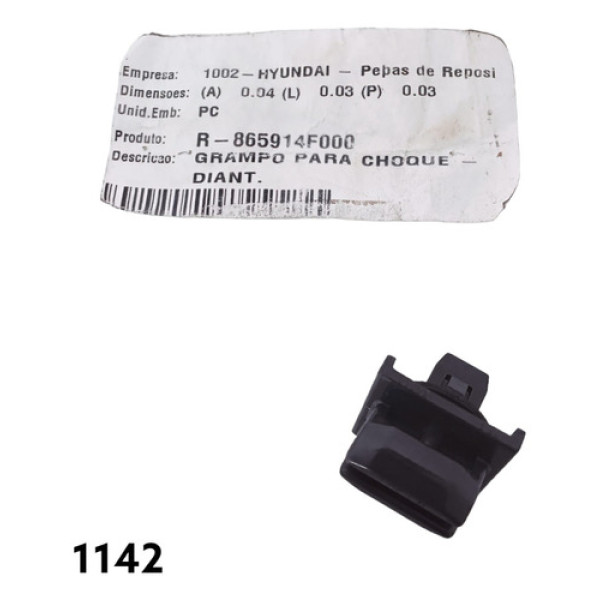 Grampo  Fixação Do Parachoque Dianteiro Hyundai Hr 