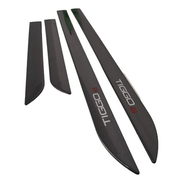 Jogo De Frisos De Porta Cinza Chery Tiggo 8