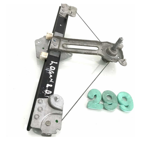 Máquina Vidro Manual Traseiro Direito Renault Logan 2015 