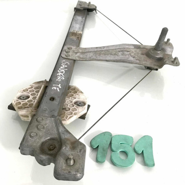 Máquina Vidro Manual Tras. Esquerdo Renault Sandero S/ Motor