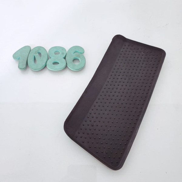 Tapete Borracha Console Central Ford Fiesta 2004 Cx 1086