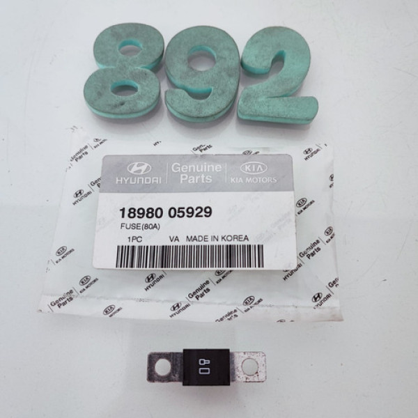 Fusível 80a Hyundai Cod 1898005929 Cx 892